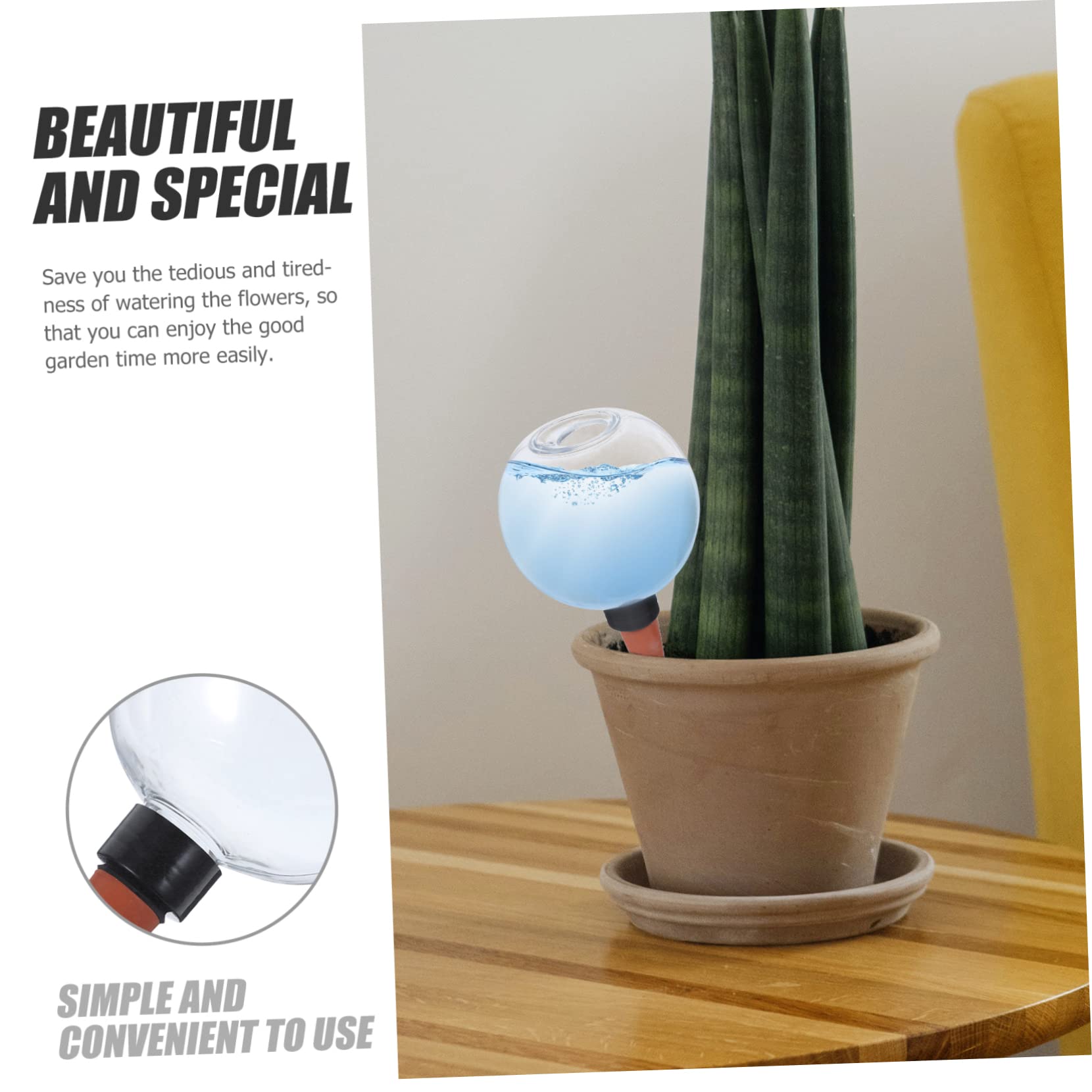 RORPOIR Automatic Watering Device Watering Globe Watering Bulbs Automatic Plant Waterer Plastic The Lazy Household Self Watering Self Watering Spikes Self Watering Globes Plant Waterer