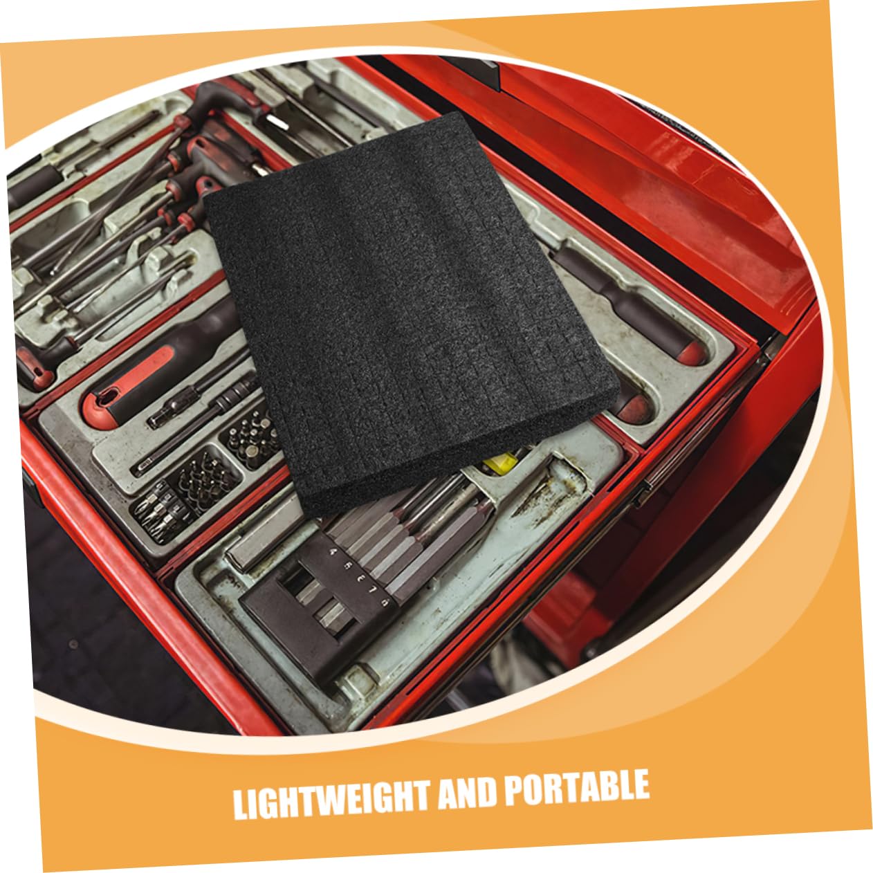 NULYLU Box Foam Insert for Tool Boxes Cuttable Non Slip Packing Durable Foam Padding for Camera Storage and Crafts Lightweight Protection Flexible Fit