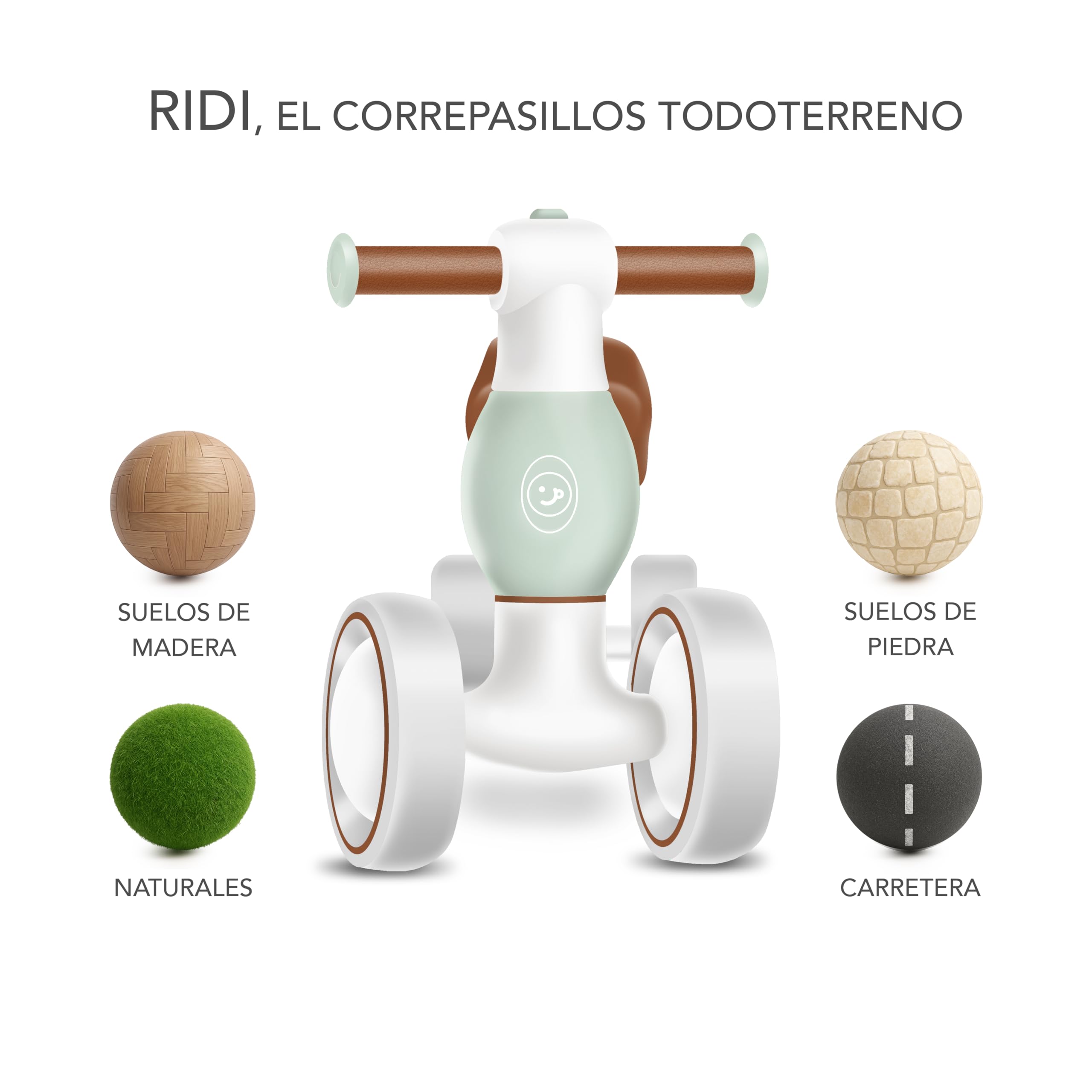TINYKI Bici Bebe 1 Año a 2 Sin Pedales, Bicicleta Niño 1 Año, de Equilibrio, Correpasillos Ultraligero, Juguetes Niños | Regalos Originales Bebé para Cumpleaños