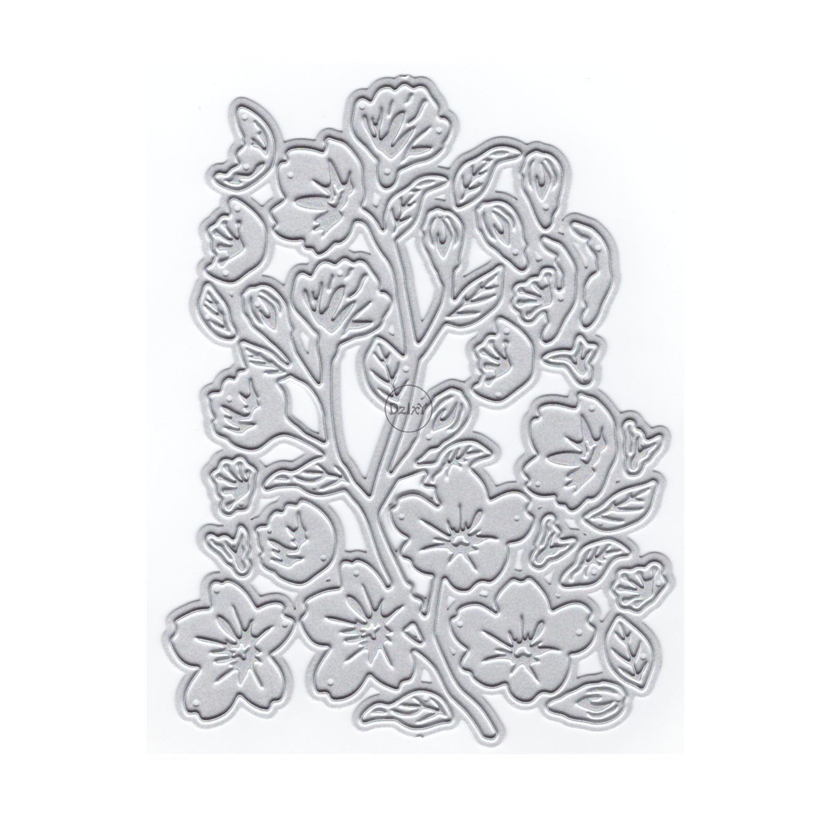 DzIxY Beauty Flowers Pods Foliage Metal Cutting Dies for Card Making Kit Embossing Paper Die Cuts Scrapbook Machine Stencils Storage Pockets Supplies — image 1