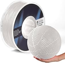 SainSmart PEBA 90A High Rebound Flexible Filament, 1kg, Super TPU with 78% High Rebound, 20% Lighter and Twice Fast Printing, Nylon Based Resistance, 1.75mm, White
