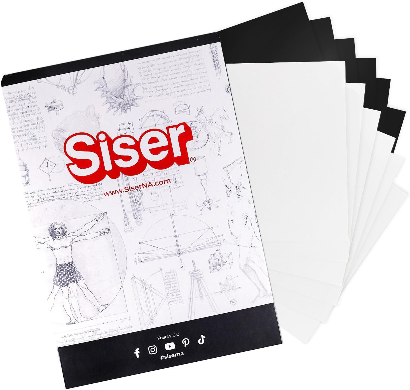 Siser EasyWeed 11.8 inch by 12 inch Sheets - Classic Colors (12 Pack)