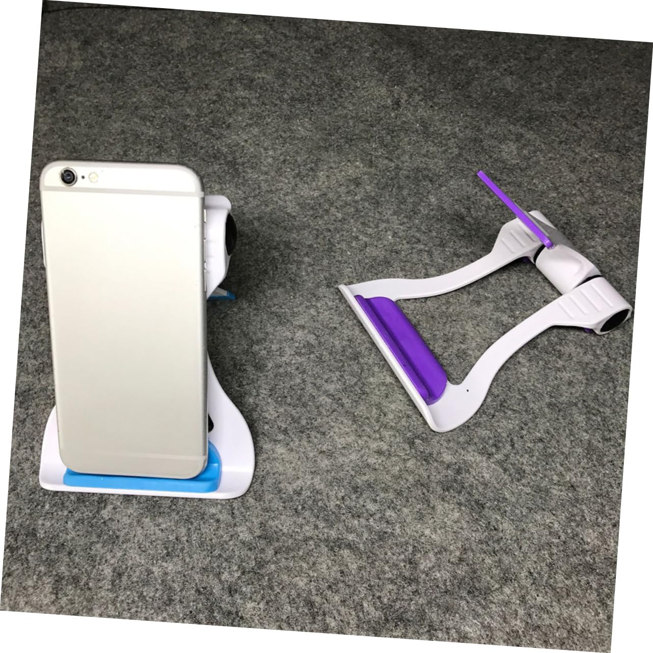 SWOOMEY 3pcs Portable Adjustable Tablet Holder Multi-Angle Desktop Stand for Tablets Lightweight Foldable Design - Pads for Home Office Use Random Color