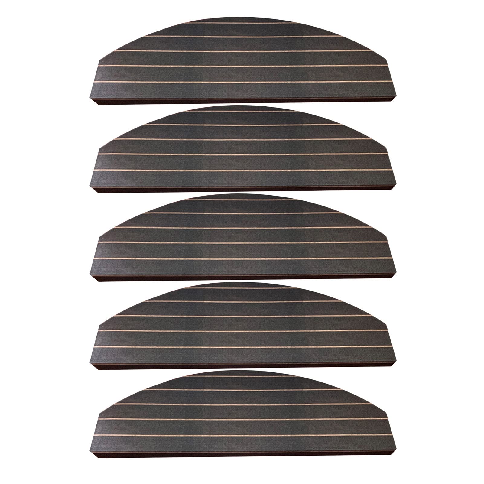 Tapis d'escalier pour marches intérieures et confort des pieds lot de 5 pièces