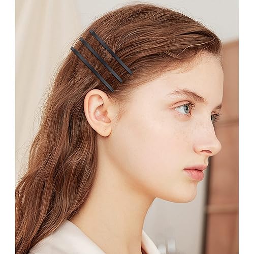 Miniatura 5 de 50 alfileres negros jumbo, pinzas de metal de 3.34 pulgadas, horquillas para el cabello, accesorios para el cabello para mujeres, estilo de cabello