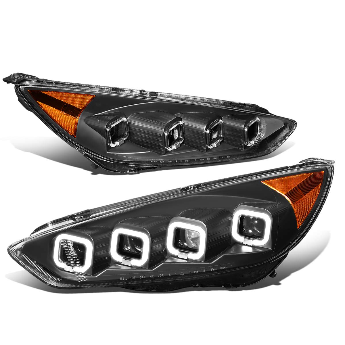 オ*ブ様 FaB Light&Shadow Convention Exclusi Amazon.com: DNA MOTORING HL-LB-T8-FF16-BK-AM Square Auto