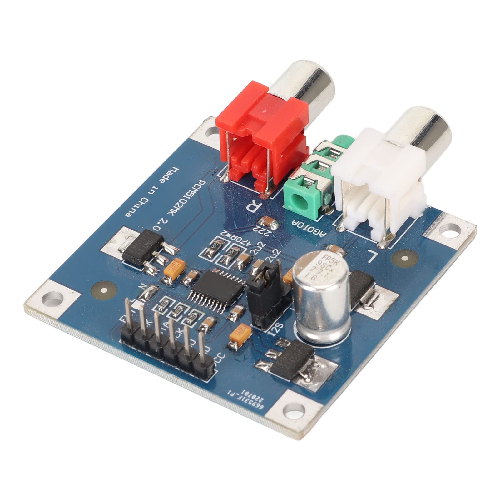 Scheda PCM5102/PCM5102A Scheda di Decodifica Ingresso I2S 32bit 384K con Uscita Cuffie 3.5 Scheda di Decodifica HiFi