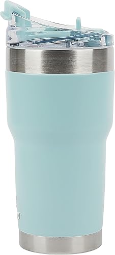 Miniatura 5 de Pelican Hydration Pelican Traveler - Vaso aislado al vacío de 22 onzas, acero inoxidable, doble pared, con tapa doble, taza de café aislada con