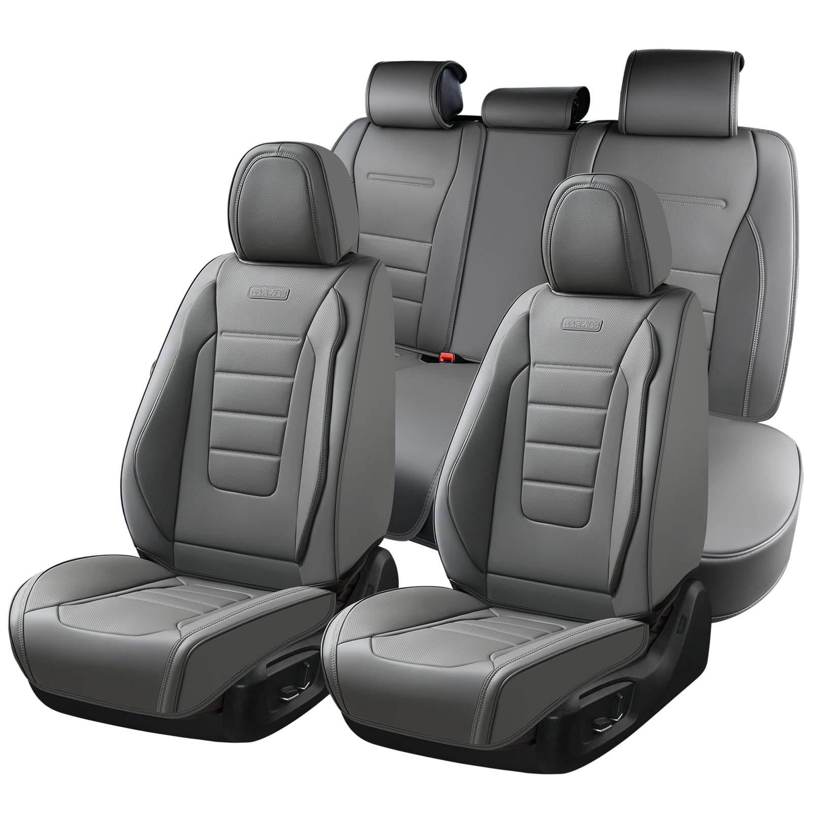 Coverado Seat Covers Full Set Gray