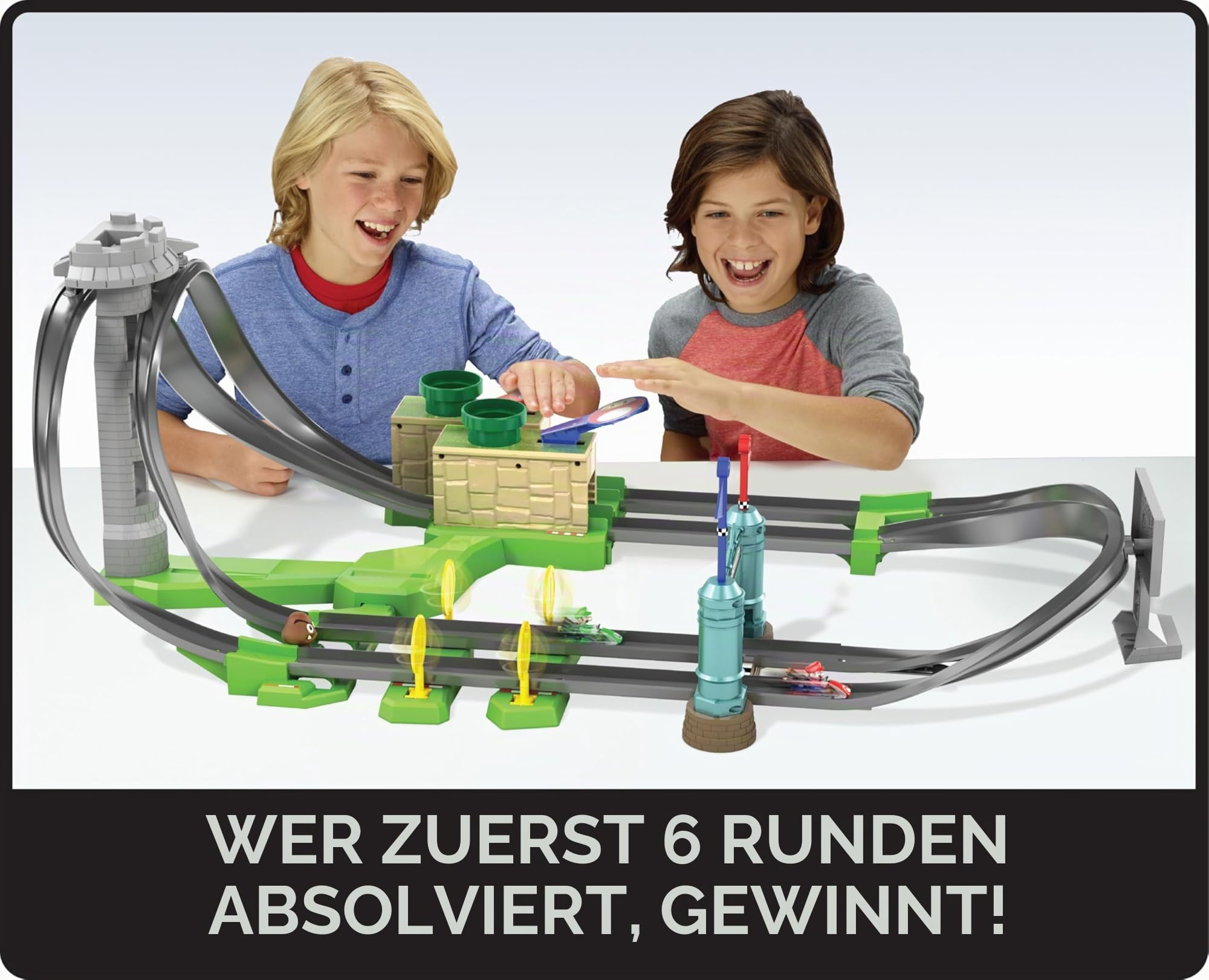 HOT WHEELS Mario Kart- mit Mario Die-Cast-Kart,stundenlanger Spielspaß beim Wettkampf um die schnellste Runde, für jüngere Mario Kart-Fans ab 3 Jahren, GHK15