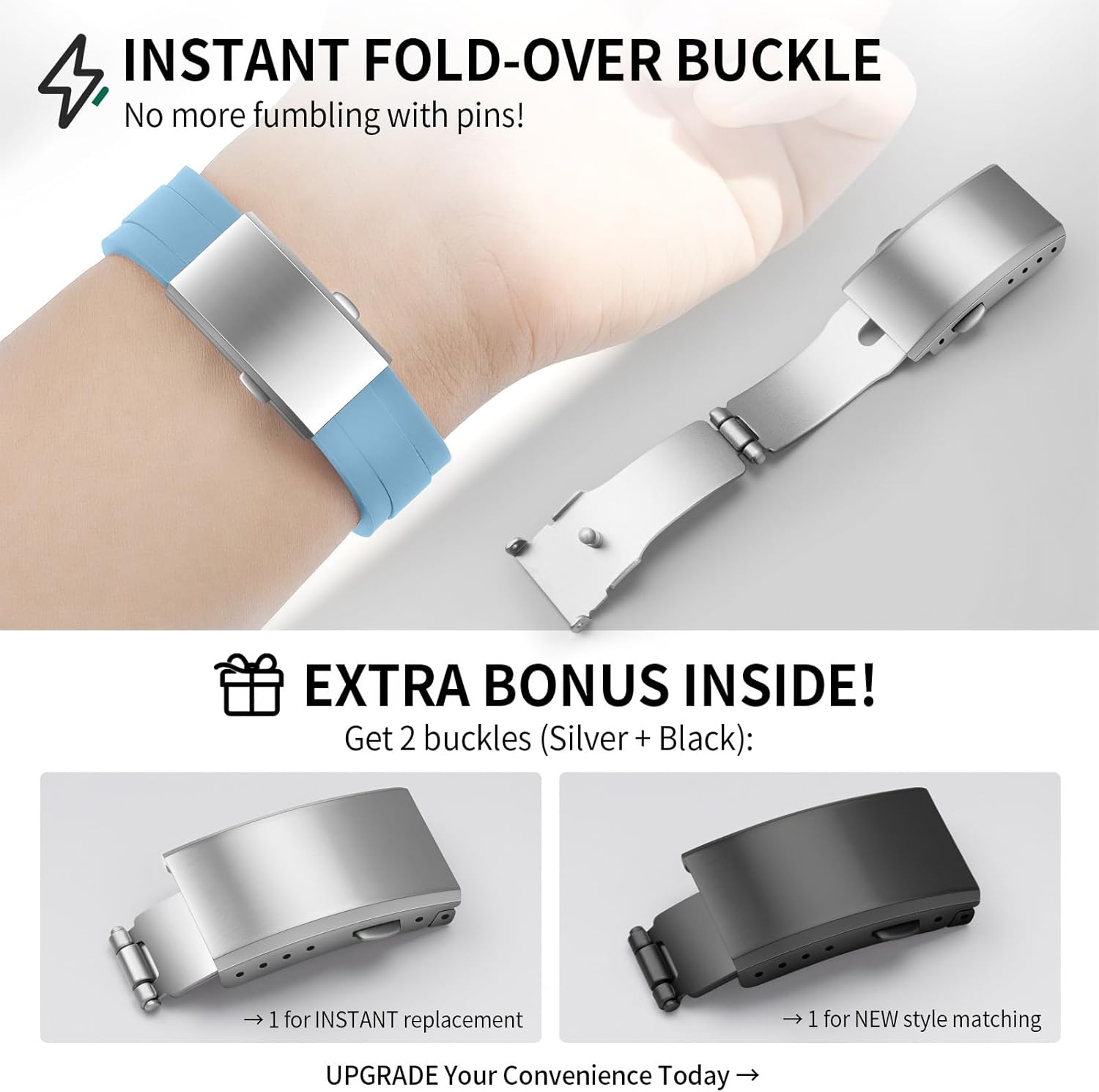 ULLCHRO Watch Strap for Men Quick Release Replacement Band 22mm Sport Dive Bands 20mm Waterproof Silicone Watch Band