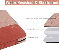 Vista 2 de Ytonet Funda profesional para transportar laptop de 15.6 pulgadas, resistente al agua, compatible con la TSA, con asas, compatible con laptops