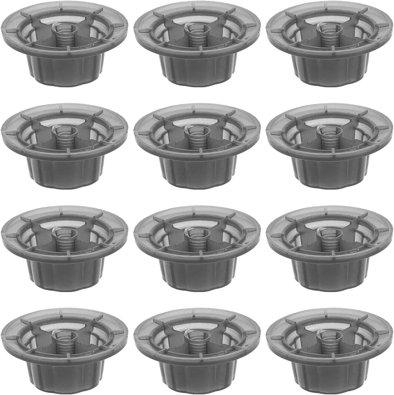 12pcs Fan Blade Nut Covers 9mm Hole PP Reusable Secure Locking