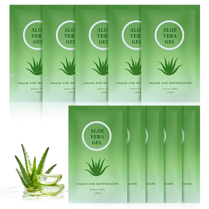 Gel de Aloe Vera Zhjianup em Sachês, 10 mL, Pacote com 10