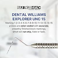 Vista 4 de SurgiMac Explorer 23 / Sonda UNC 15 Instrumento dental de doble extremo (paquete de 3)