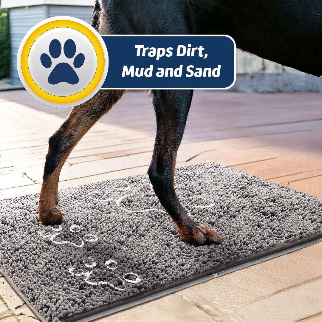 Amazon.com: Muddy Mat® Paw Dog Door Embroidery Mat Super Absorbent