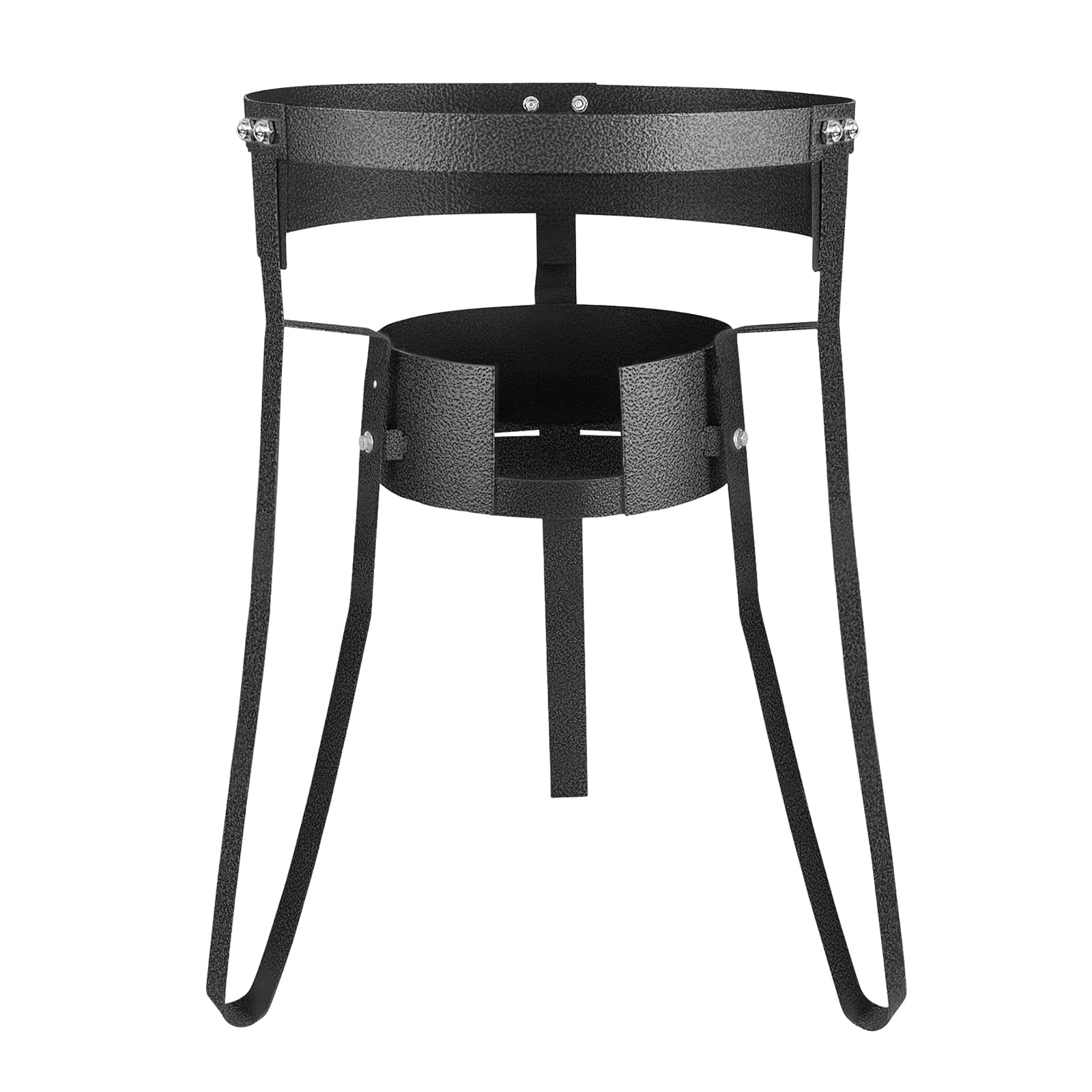 BESTFIRE 30" Coated Steel Comal Stand with Adjustable Burner Mounting Rack for Discada, Tacos, Street Vendor, Etc