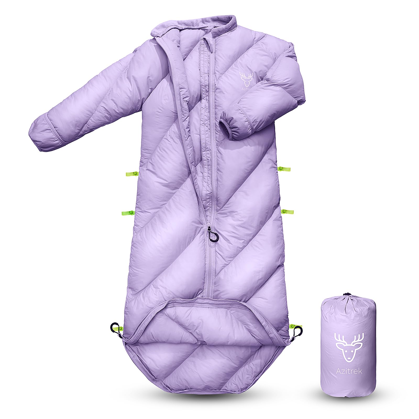 Walkable Toddler Sleeping Bags for Kids Boys Girls 2T-4T - Puffy Camping Sleeping Sack for Indoor Outdoor Travel