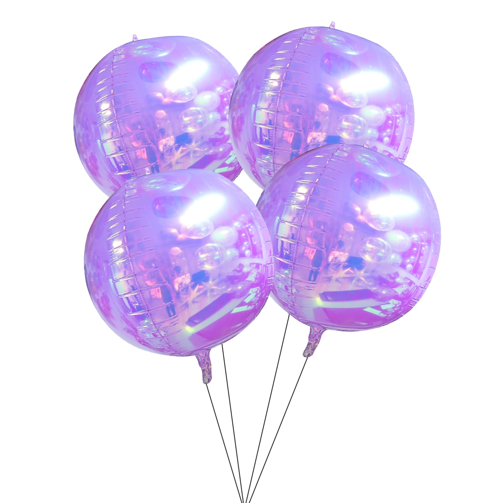 Amazon.com: CYMYLAR 22Inch Iridescent purple 4D Sphere balloons