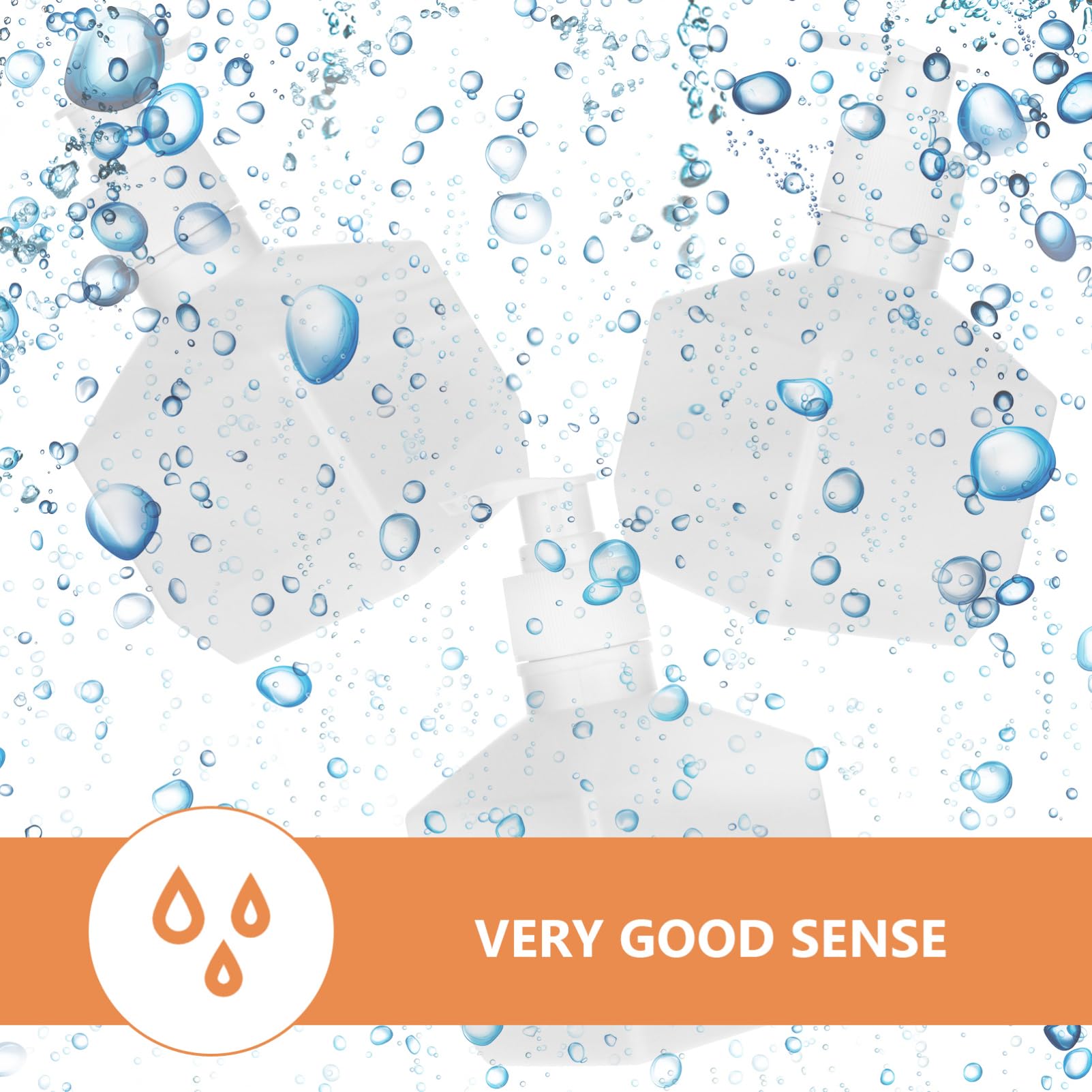 HOLIDYOYO 3pcs Nordic Style Lotion Dispenser Bottles Press Type Shampoo Shower Gel Containers for Bathroom Refillable White Bottles Easy to Clean Stylish Appearance for Home Hotel Use