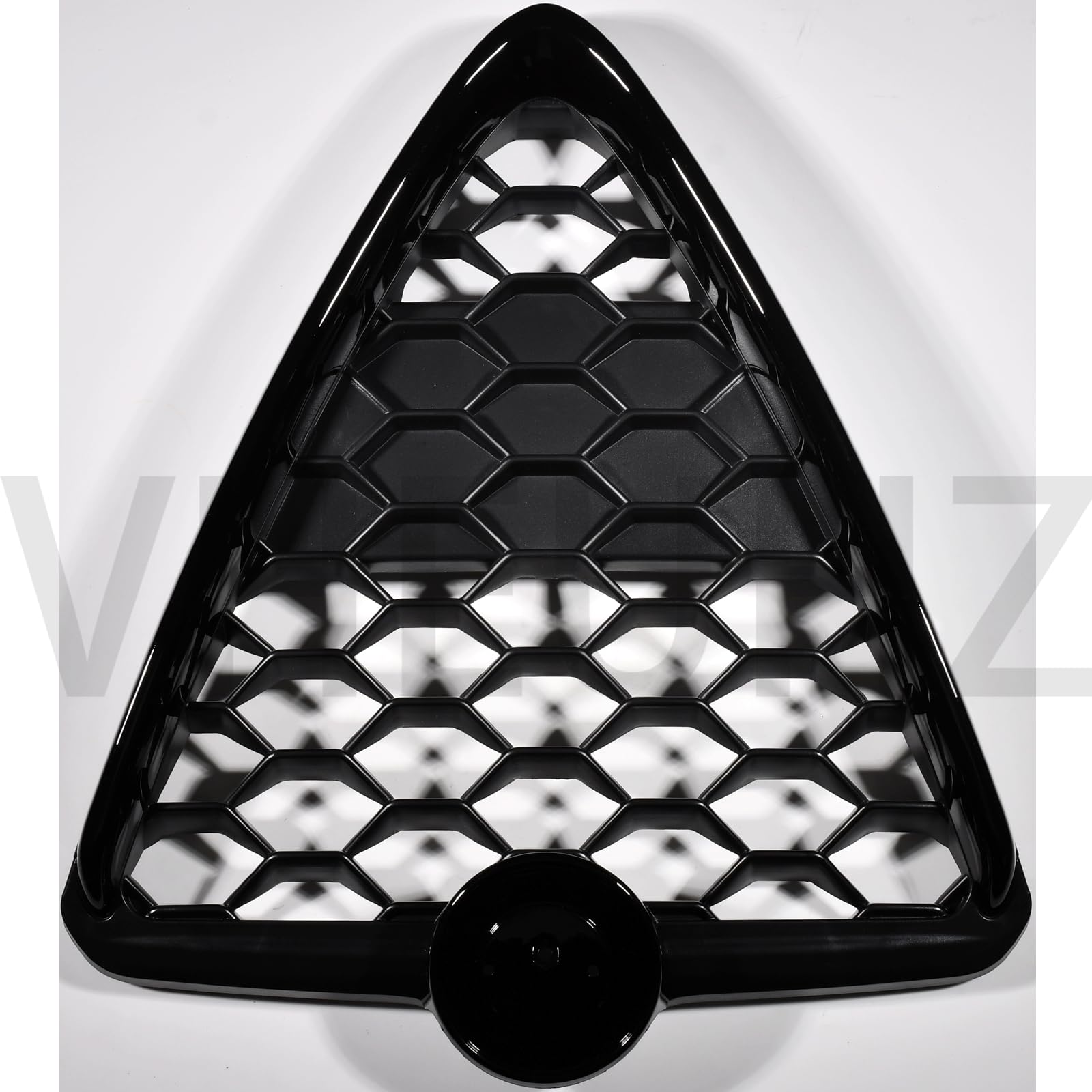 Griglia del radiatore 156112051 Compatibile con Alfa Giulietta dal 2016 Griglia centrale Compatibile con Alfa Romeo Nido D'ape Nero Brunito Sportivo (Nero)