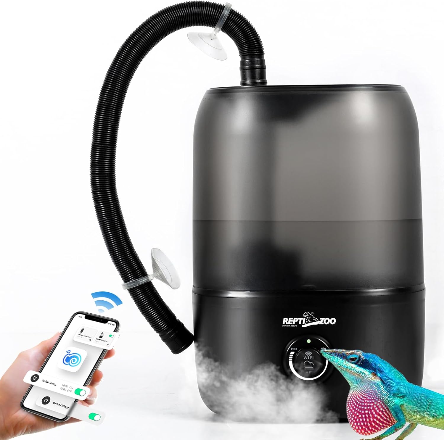 REPTI ZOO Smart WIFI Reptile Fogger with Timing, 4L