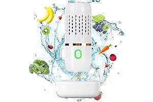 Purifying Fruit and Vegetable Washer with State-of-the-Art OH-ion Technology (White)