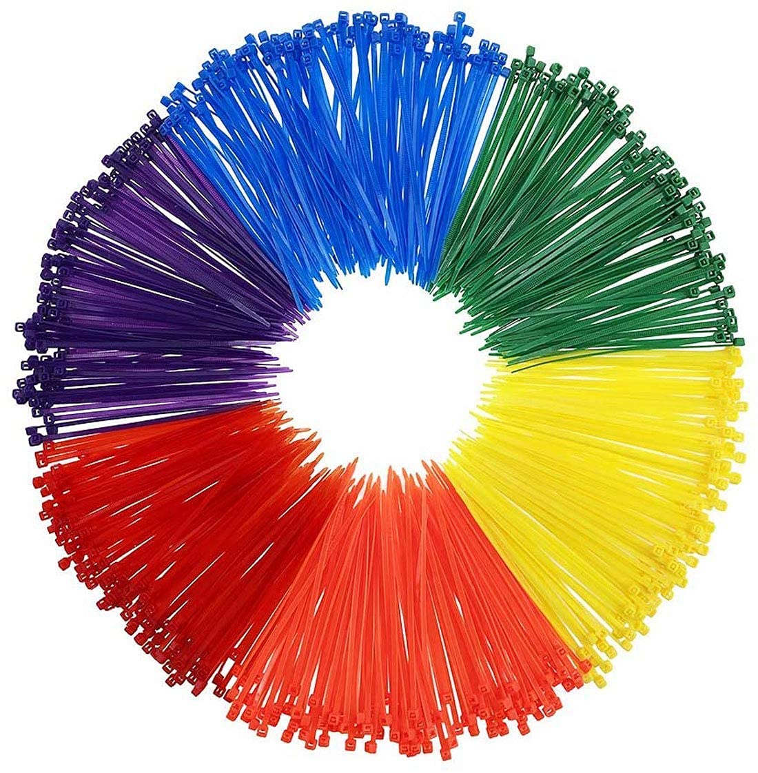 Nylon Cable Ties Used for Various Applications Like Solar, Garden, Workshop (Large, Red)