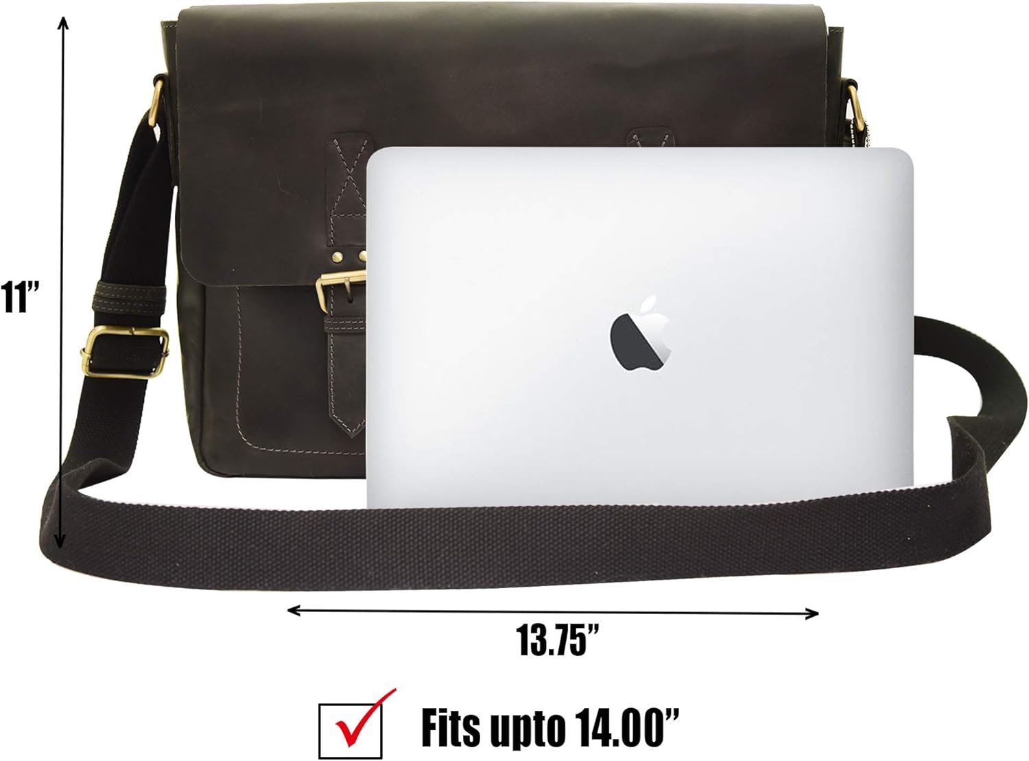 Cheapest π Picchio Vintage Genuine Leather Men’s Messenger Bag – 14 inch Laptop Shoulder Bag – Satchel Bag for Work Office, College Limited Stock Picchio Vintage Genuine Leather Men’s Messenger Bag – 14 inch Laptop Shoulder Bag – Satchel Bag for Work Office, College