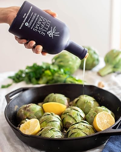 Miniatura 4 de AOVE orgánico de alta montaña  Aceite de oliva virgen extra griego cultivado en Little Gypsy Farms Estate  5 x polifenoles altos  lote pequeño