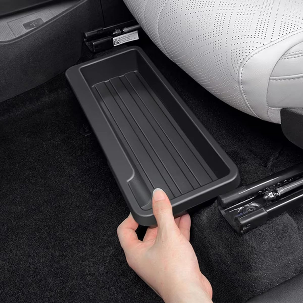 Caja de almacenamiento para debajo del asiento para BYD Atto 2 Yuan UP 2024-2026 ABS asientos delanteros ocultos, bandeja de almacenamiento para coche, accesorio de coche