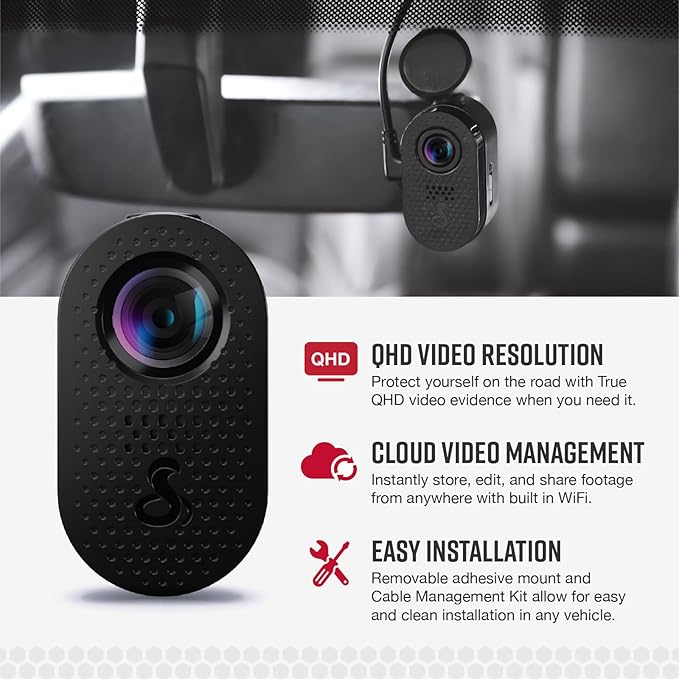 Cámara para auto Cobra SC120 QHD 1440p WiFi 16GB miniatura 3