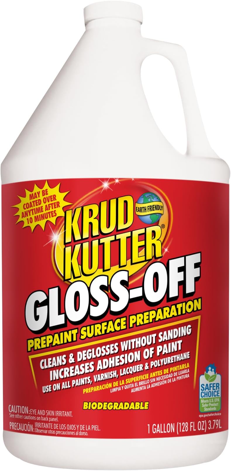 Krud Kutter GO012 Gloss Off Prepaint Surface Preparation Cleaner, Gallon