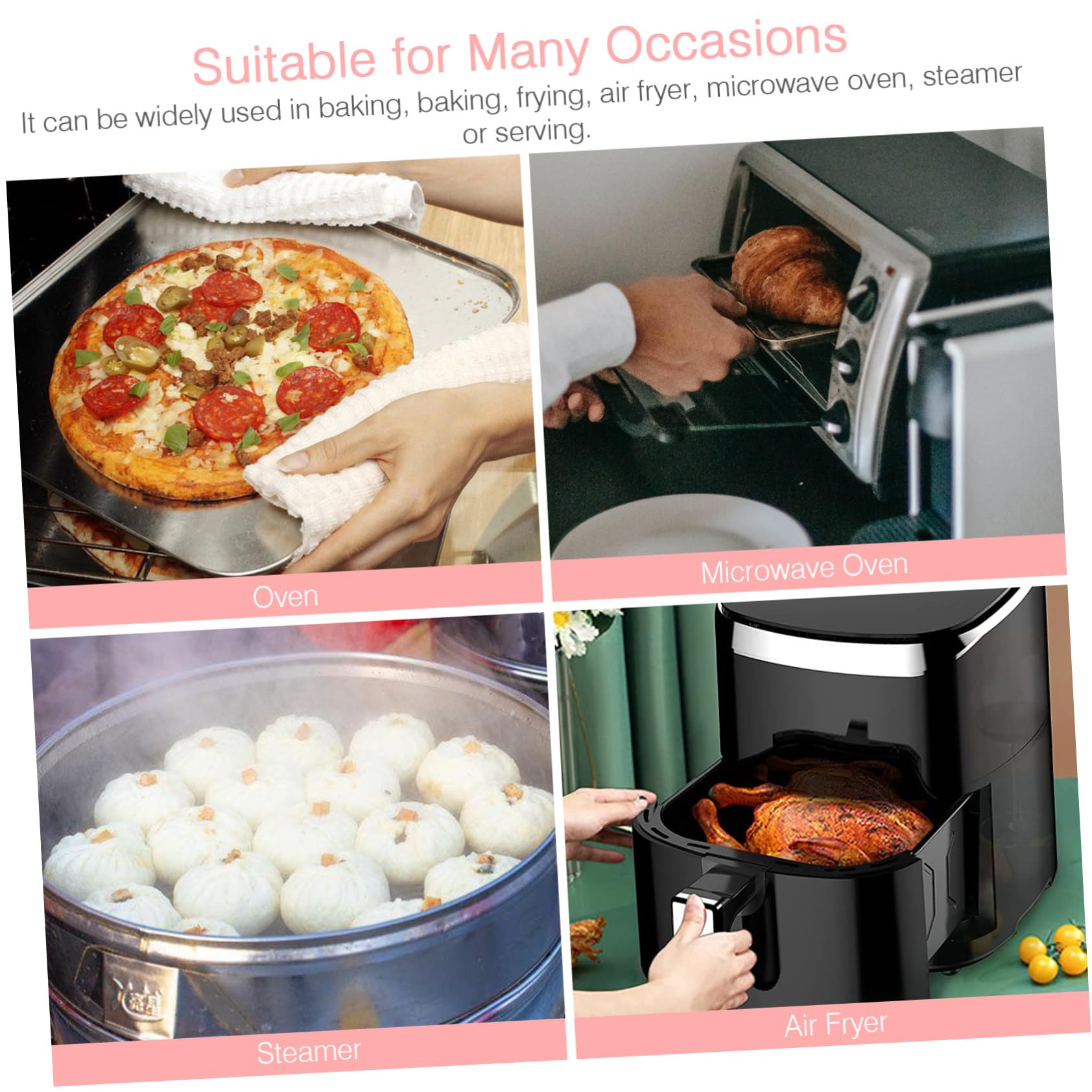 FUNOMOCYA Wax Paper Sheets 100pcs Large Size Checkered Paper for Food Packing Bbq and Home Picnic Use