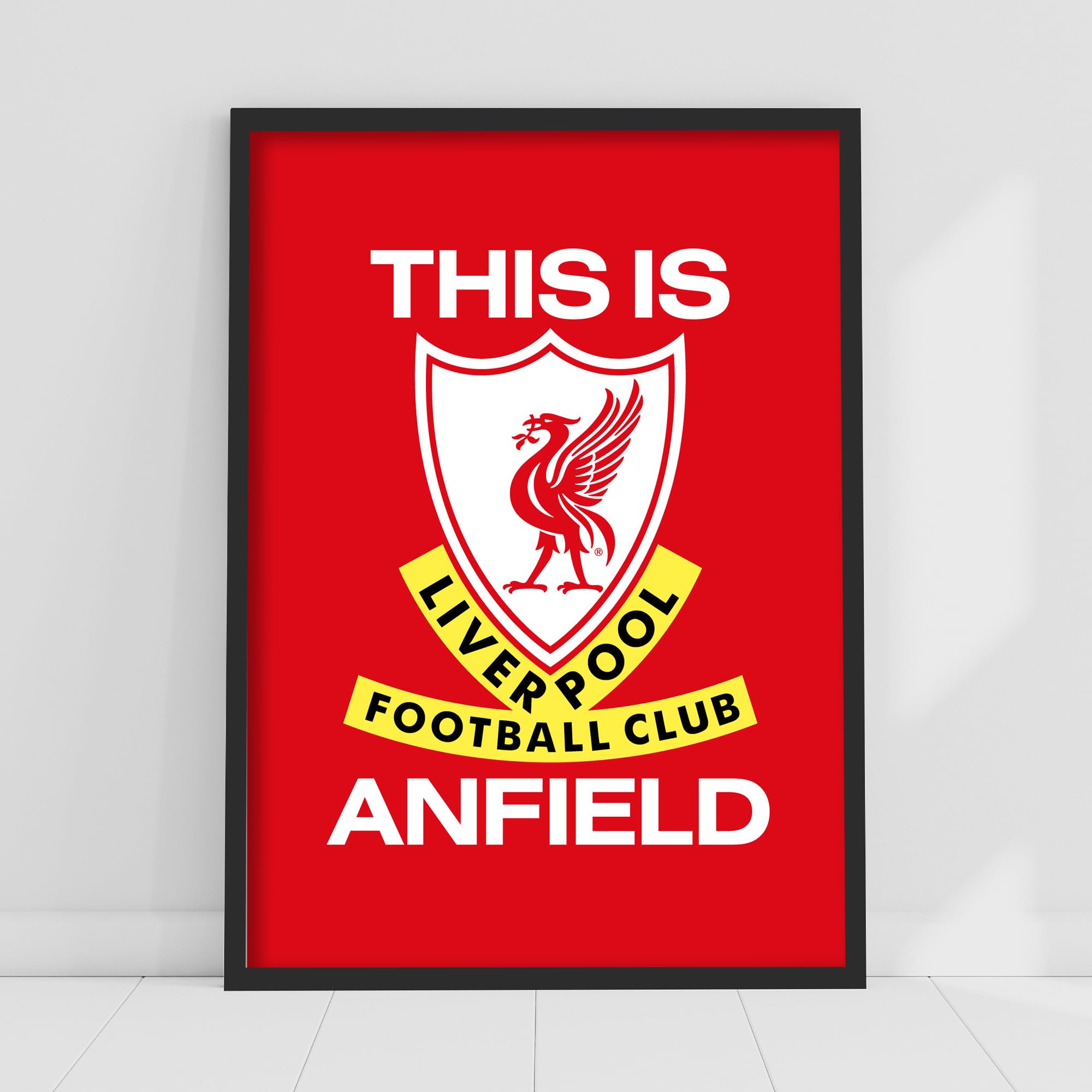 Themed Liverpool FC Print - This is Anfield Poster LFC Football Art (21cm x 29.7cm - A4)