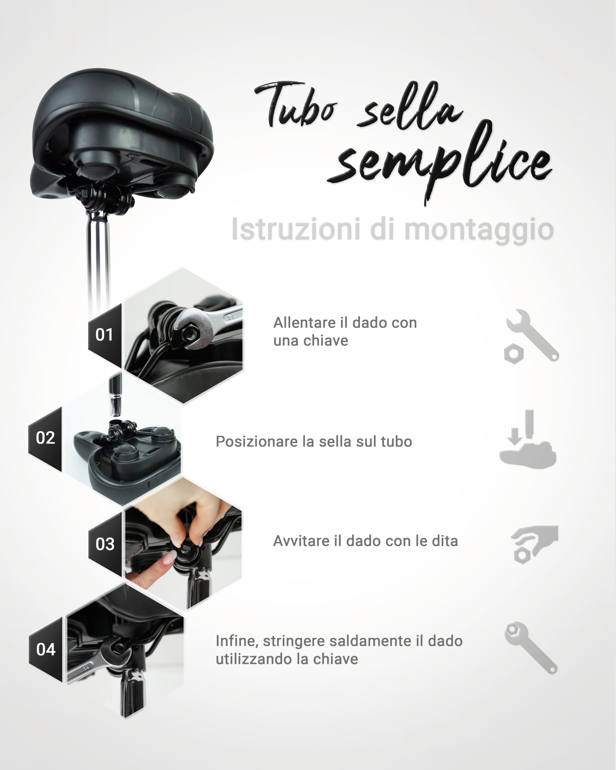 PAJ GPS EASY Finder 4G + Sella per Bicicletta con Supporto Incluso - con Tecnologia Cloud Comfort - Localizzatore GPS per Biciclette, e-bike, MTB e molto Altro Ancora - Localizzatore GPS Antifurto