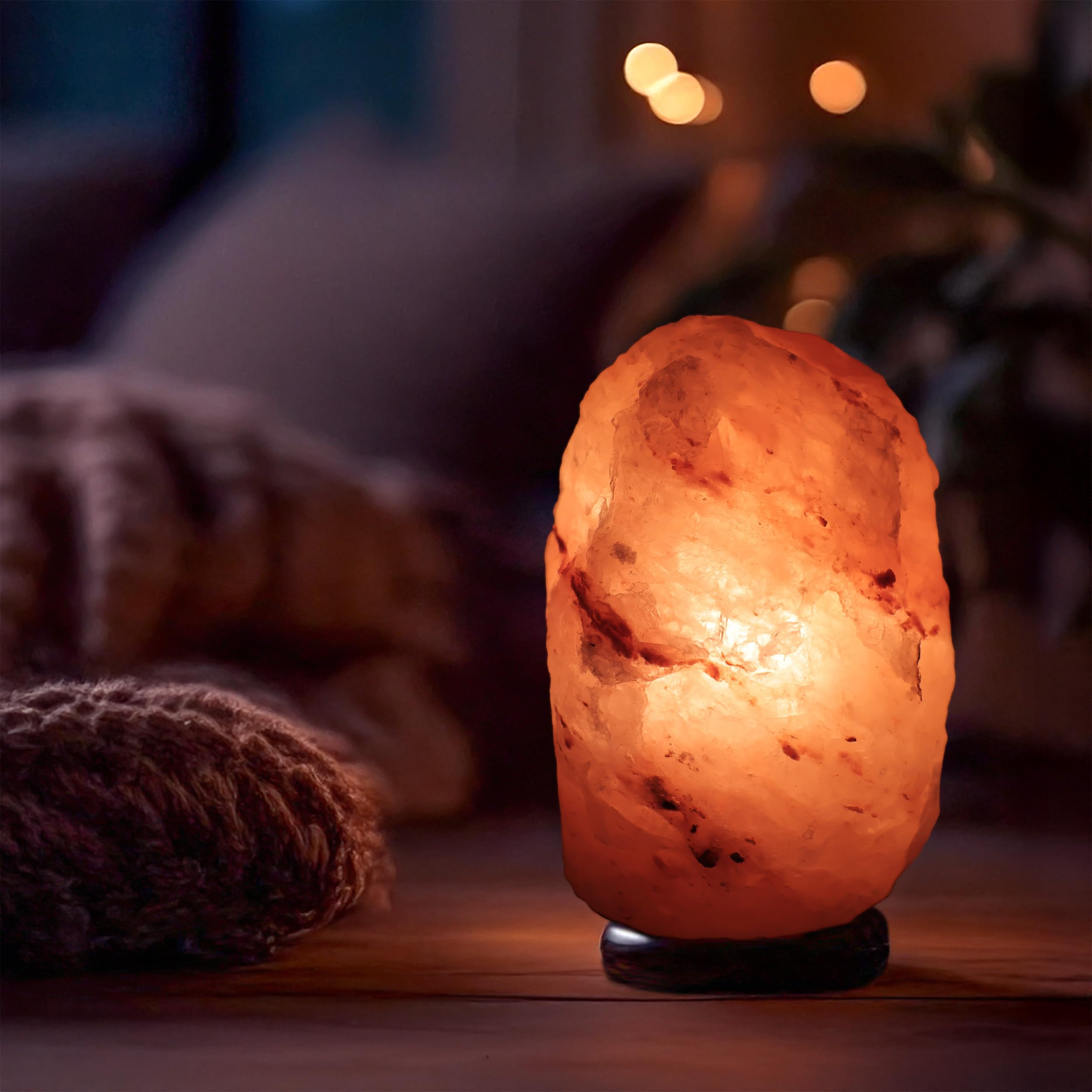 ESOTERRA Lampe de sel Sel naturel d'Himalaya - kit électrique CE inclus (3-5Kg)