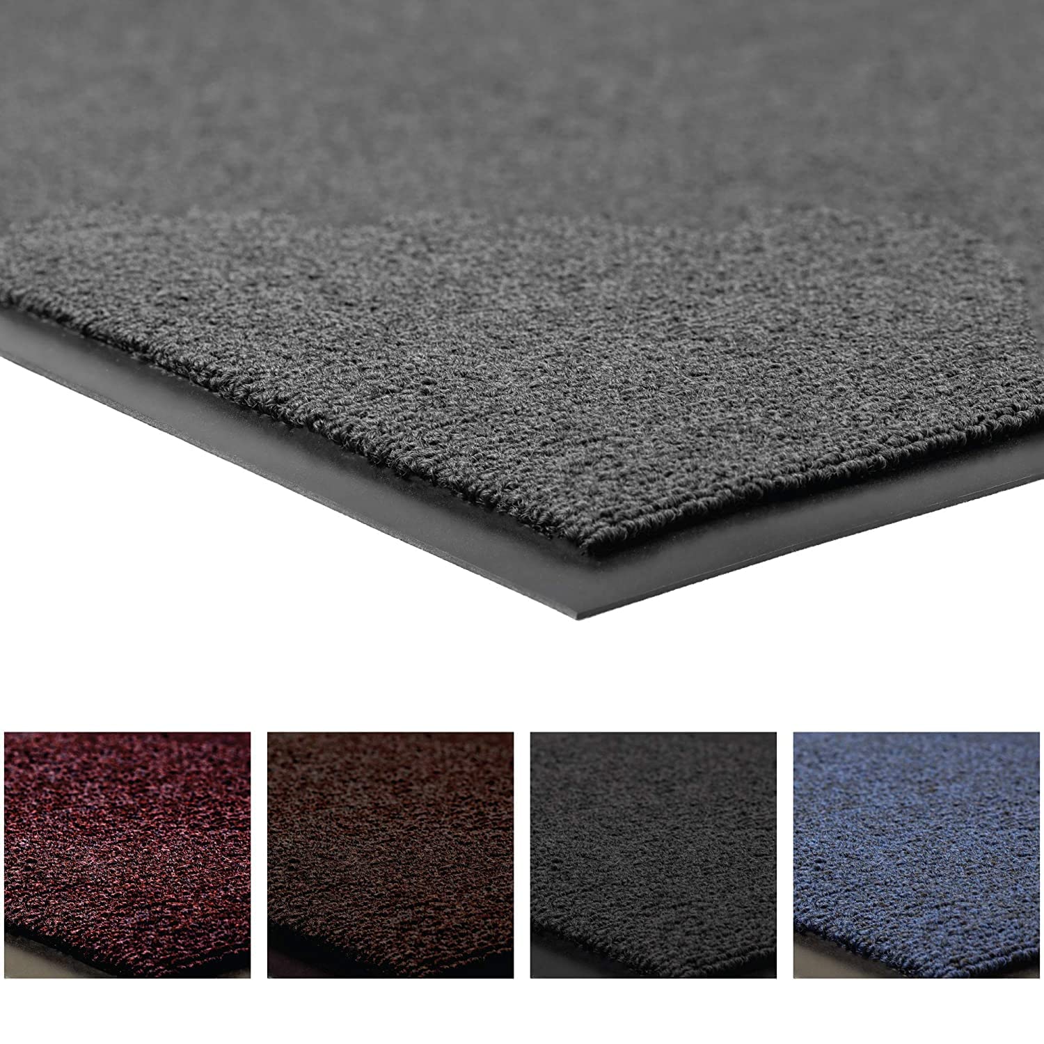 Notrax - 141S0035GY -141S0035 Carpeted Entrance Mat, Gray, 3ft. x 5ft.