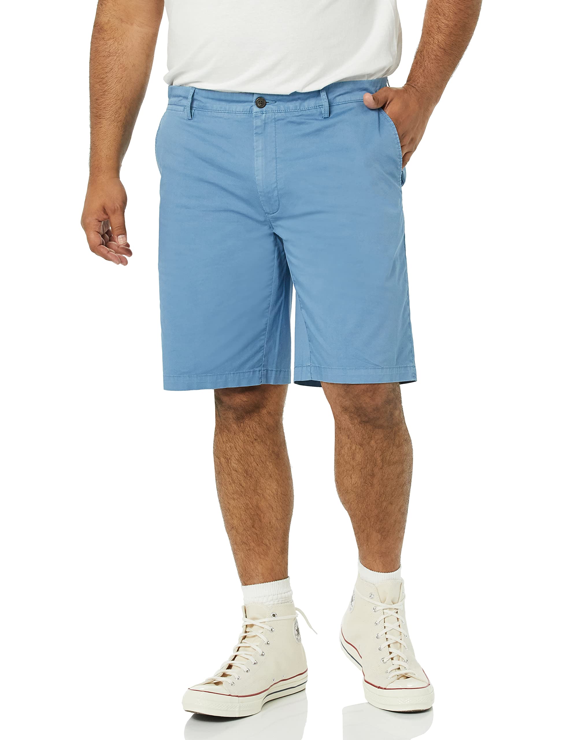 Goodthreads Men's Slim-Fit 11" Flat-Front Comfort Stretch Chino Short