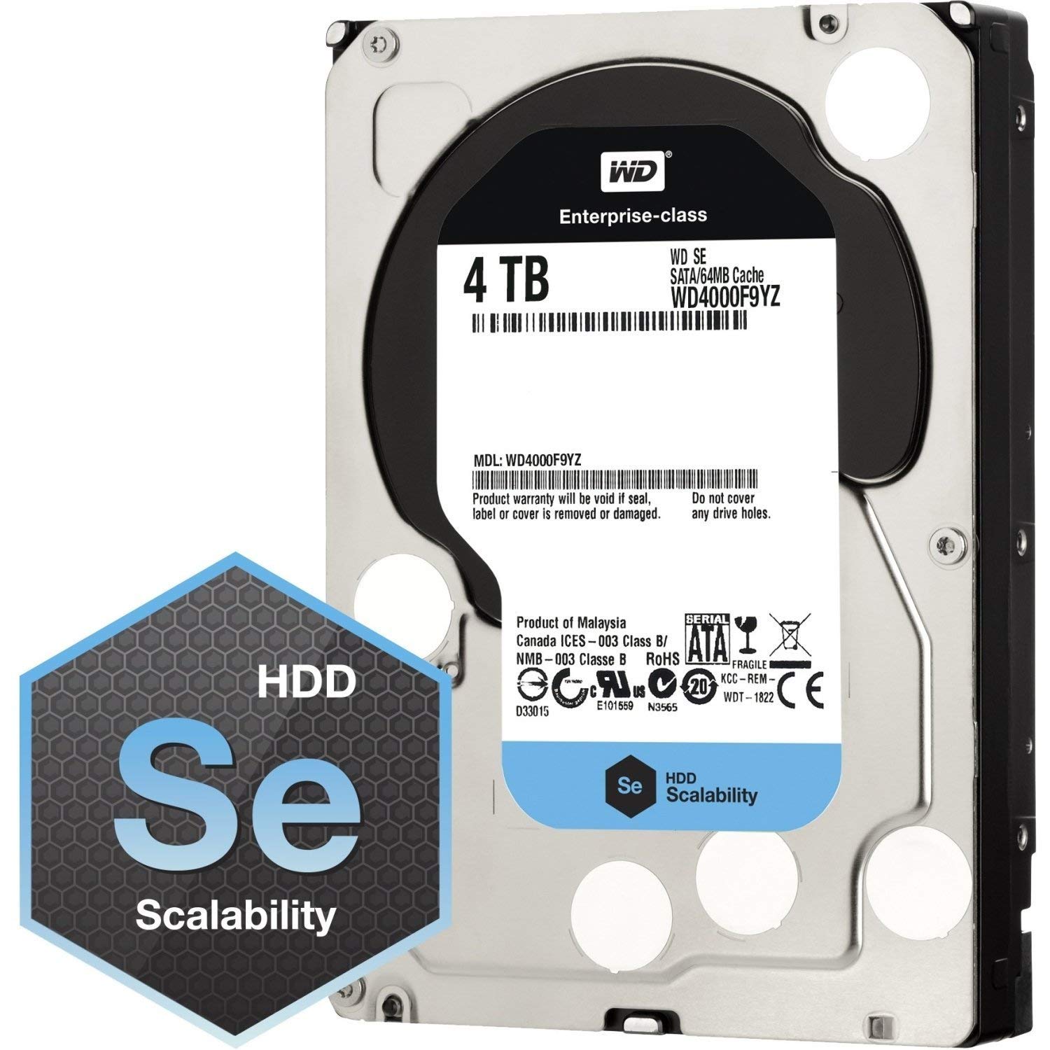 Western Digital Se Wd4000F9Yz 4Tb 7200Rpm Sata3 Sata 60 Gb S 64Mb 3 5 Enterprise Hard Drive Renewed