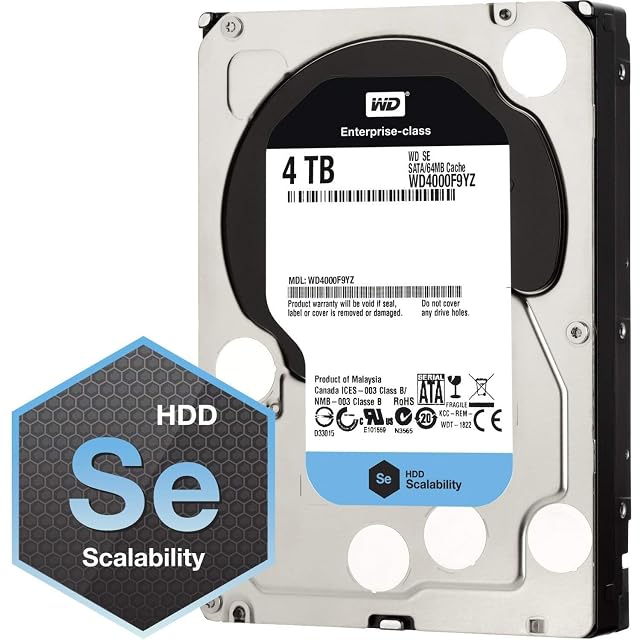 Western Digital Se Wd4000F9Yz 4Tb 7200Rpm Sata3 Sata 60 Gb S 64Mb 3 5 Enterprise Hard Drive Renewed