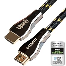 Certified HDMI Cable 6FT (HDMI 2.1 10K 8K) Ultra High Speed HDMI HDR 48Gbps eARC VRR Dolby Atmos Vision for PS5 Xbox Series X RTX 4090 Apple TV 4K Roku Fire Sony LG (6.5FT/2M)