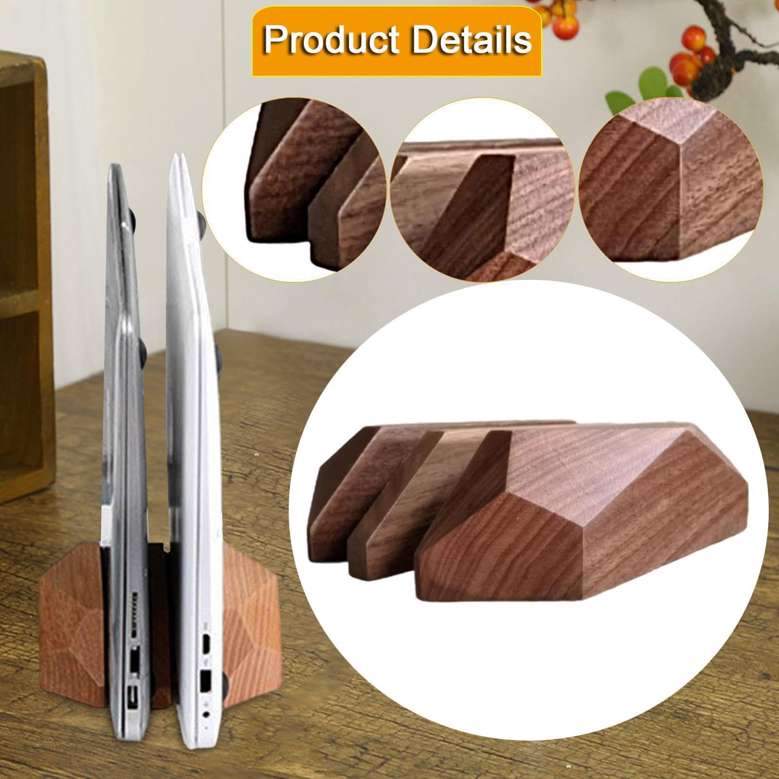 Supporto Stable Legno Padded Anti | Organizzazione elegante, protezione schermo, design minimal.