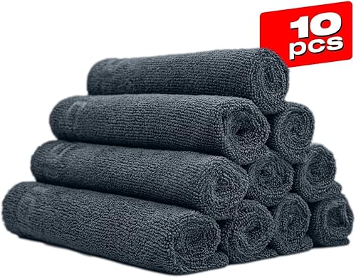 Miniatura 3 de Nasiol Wipe&Buff - Paño de limpieza de microfibra y revestimiento de cerámica, profesional, altamente absorbente, sin pelusa ni manchas, sin bordes,