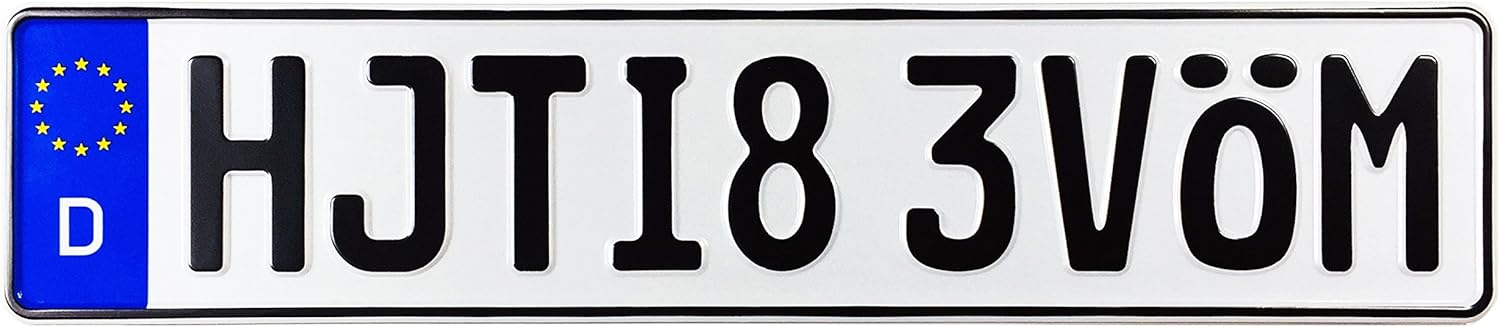 Move Bitch German License Plate (Plate with Frame)