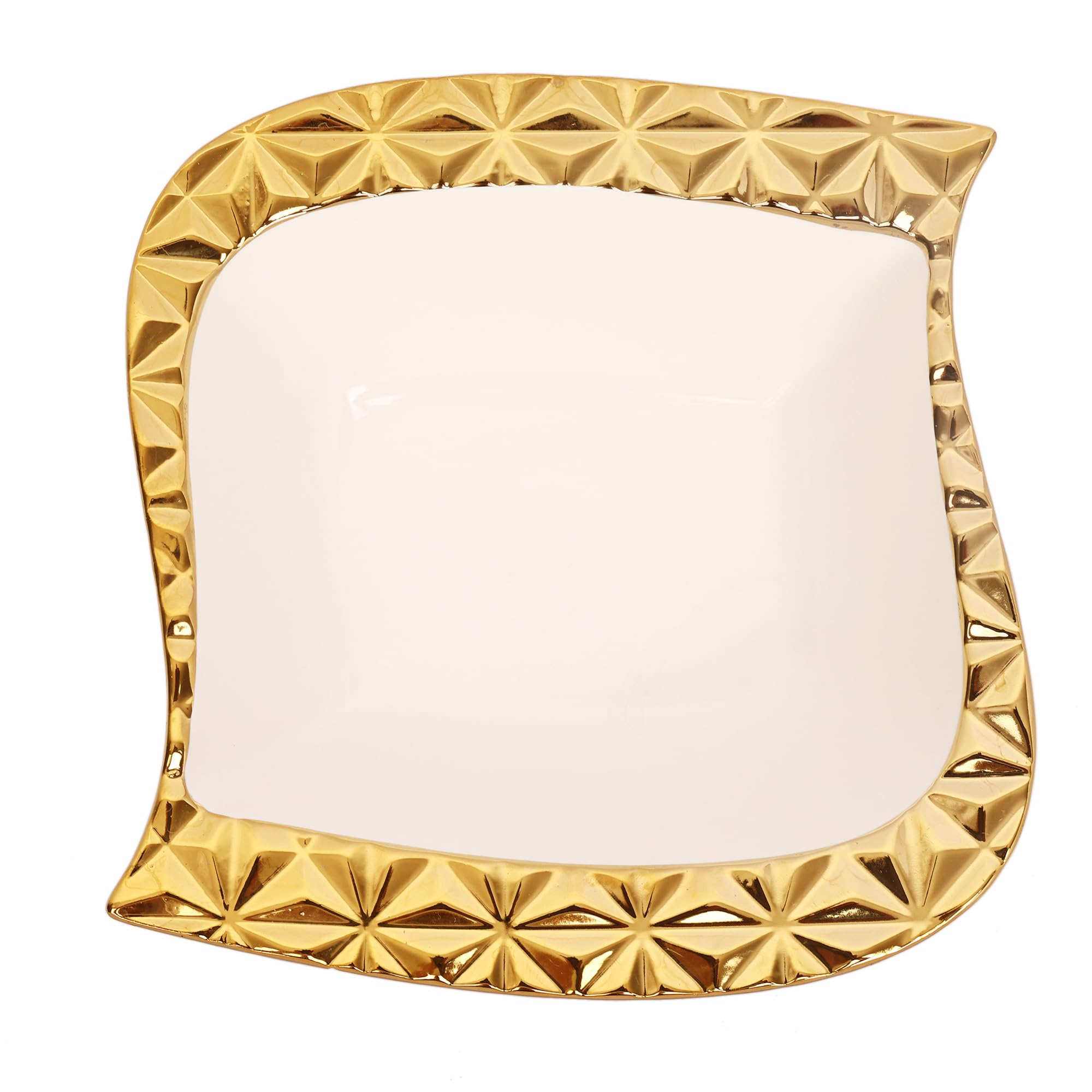 Swasha Ceramic Dining Plate | Glossy Finish | Dinner Plates Ceramic | Modern Dinnerware Kitchen Serving Dish | Dinner Plate | Elegant Crockery for Dining & Gifting | Dining | Dinnerware