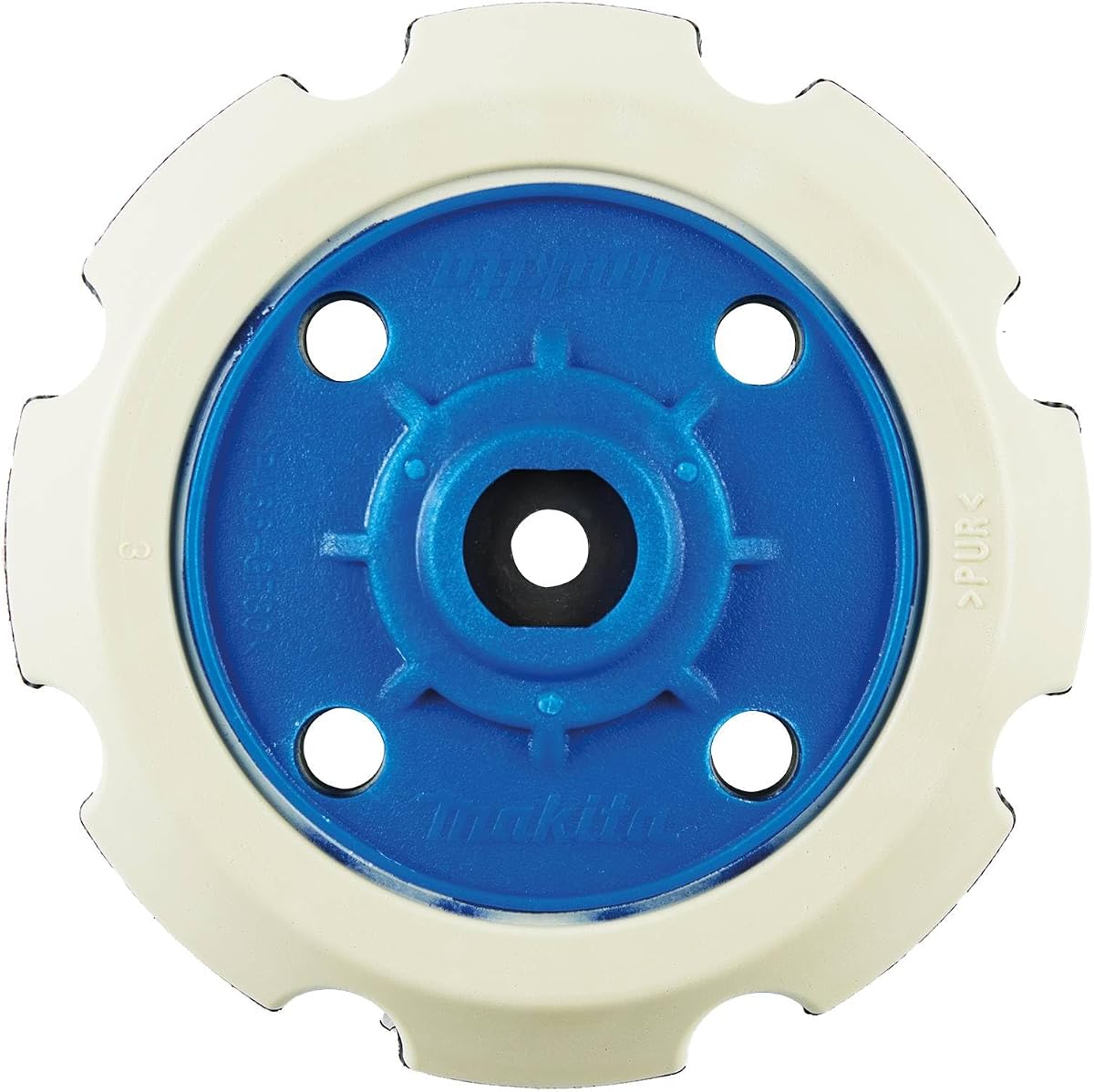 Makita 197922-4 5" Plastic Backing Plate, Hook & Loop
