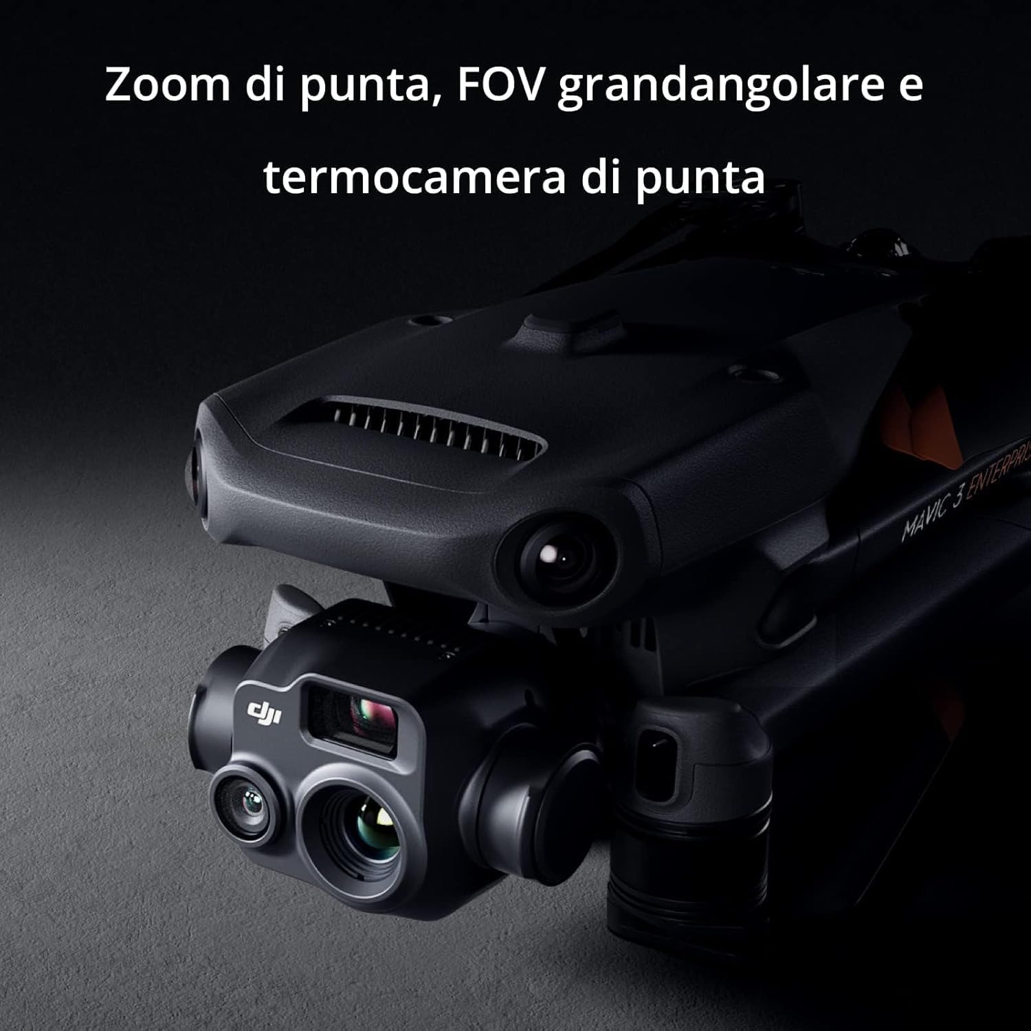 DJI Combo Mavic 3T Worry-Free Base - Drone con termocamera 640×512, fotocamera grandangolare con CMOS da 1/2, autonomia di 39 min, posizionamento a livello centimetrico con RTK e altoparlante, C2