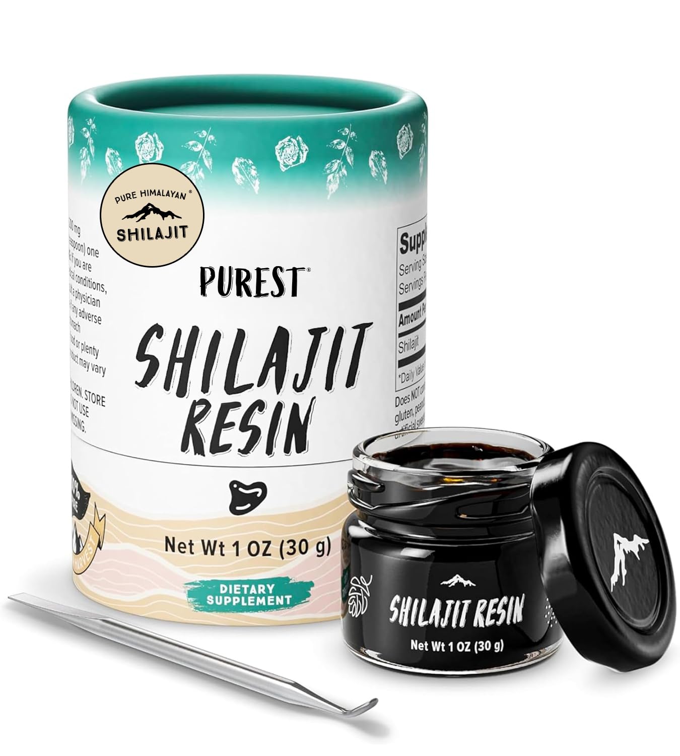 Pure Himalayan Shilajit, High Nutritional Potency, Grade A Shilajit Resin with 85+ Plant-Derived Trace Minerals and Fulvic Acid, Energy & Immune Suport for Men and Women, 3rd Party US Lab Tested (30g)