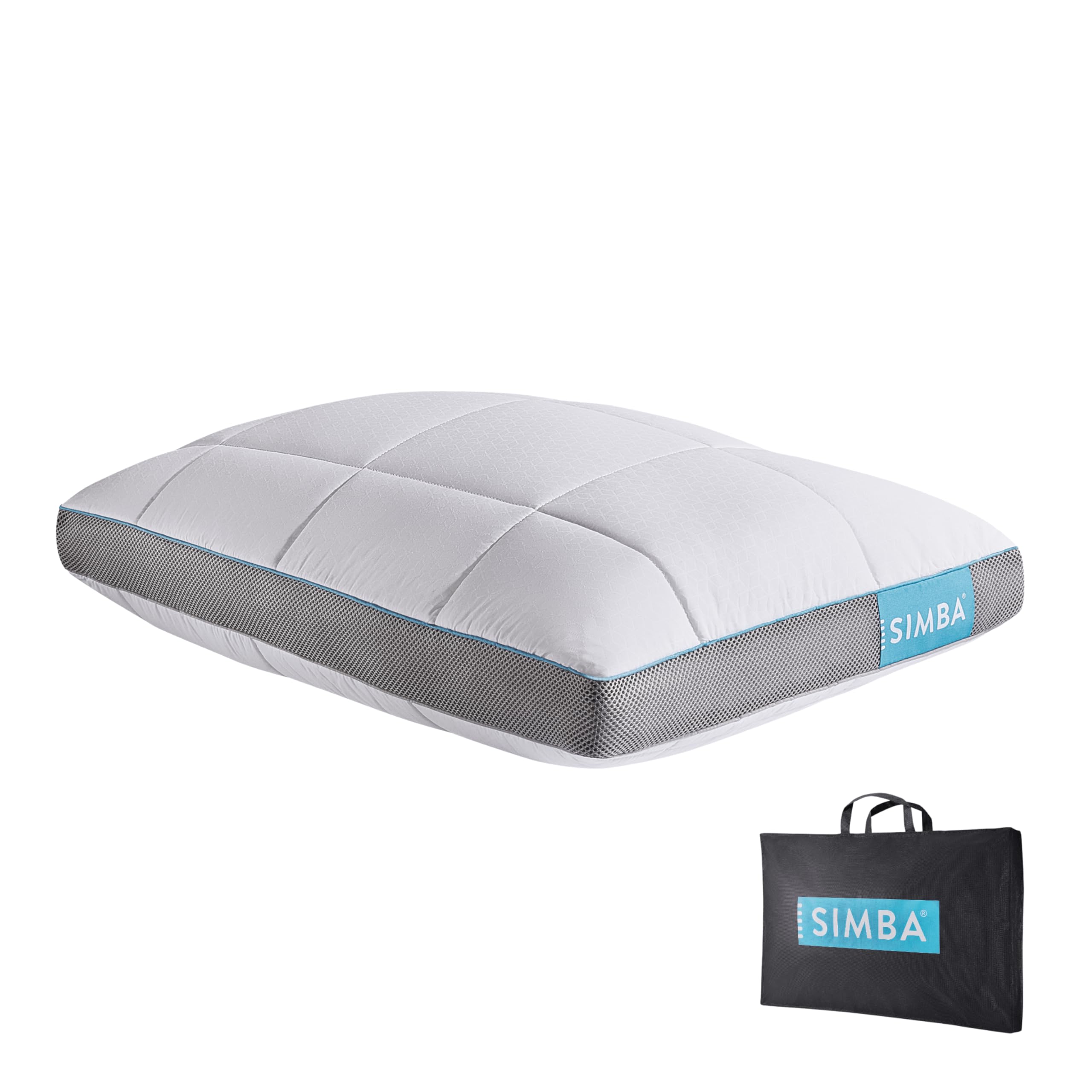 Simba Hybrid CustomFlex Pillow, with temperature regulating Stratos technology & customisable height